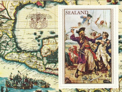 Sealand 1970 , Navigatie , colita dantelata , , MNH foto