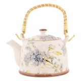 Ceainic cu infuzor ceramica multicolora 18x14x12 cm / 800 ml