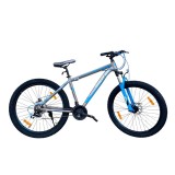 Bicicleta mtb roti 27.5 inch 21 viteze schimbator shimano frane pe disc suspensii fata grialbastru, ProCart