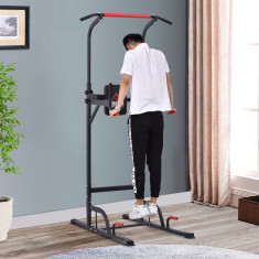 HOMCOM Aparat pentru Fitness bara de tragere inaltime reglabila Greutate Max. 120kg