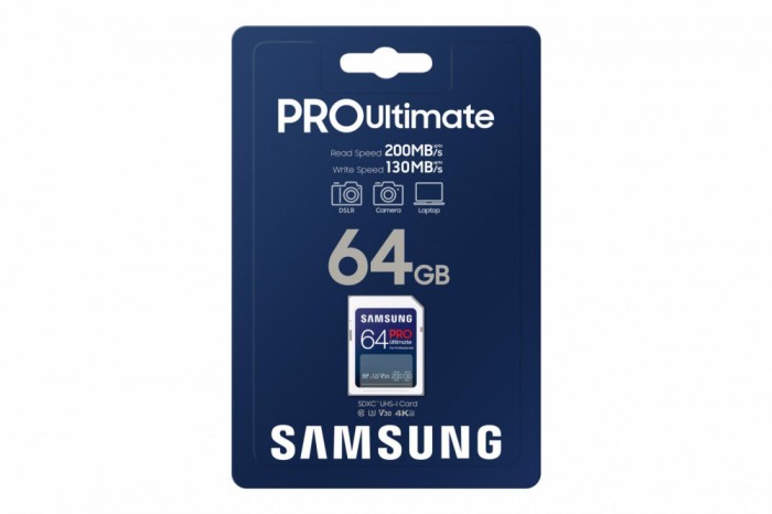 Card memorie PRO Ultimate 64GB, Class 10, UHS-I U3, V30 &quot;MB-SY64S/WW&quot; (timbru verde 0.03 lei)