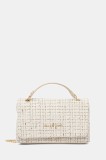 Valentino Bags poșetă TWEED culoarea bej, VBS9JP02