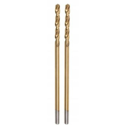 Burghiu pentru metal, nitrura de titan, 2 buc, 4 mm, Jufisto foto