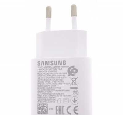 Incarcator Samsung EP-TA800EWE, White foto