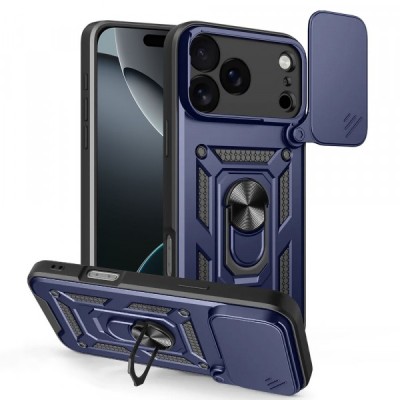 Husa pentru Apple iPhone 17 Pro Max, Techsuit, CamShield, Albastra foto