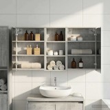 vidaXL Set dulap baie pentru 3 pcs 116 x 16 x 62,5 cm Lemn compozit 3403811