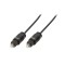 CABLU audio LOGILINK Toslink Optic (T/T)(pt. conexiune optica intre BLU-Ray si echipamentul audio), 5m, black, &amp;quot;CA1010&amp;quot; (timbru verde 0.08 l