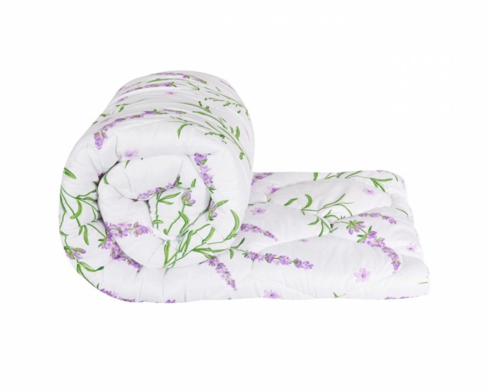 Pilota matlasata Lavanda Confort Somnart, 180x200 cm, 350 g, microfibra, iarna