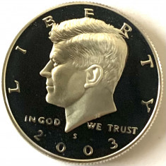 AMERICA HALF 1/2 DOLLAR 2003 PROOF AG.900,( John F. Kennedy.) foto