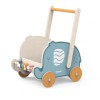 Antemergator Carucior Papusi Elefant PolarB Viga Lemn Montessori 12luni+ Sina Margele Bile Animalute Design Scandinav