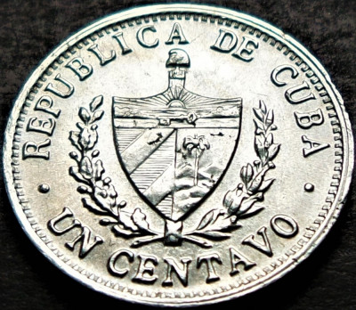 Moneda exotica 1 CENTAVO - CUBA, anul 1981 *cod 480 = A.UNC foto