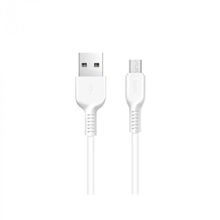 Cablu incarcare/transfer date Micro Usb Hoco X20 Alb 2m