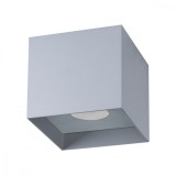 Lampă De Tavan Hati Gri Din Aluminiu, 1 Bec Pătrat Minimalist De Interior.