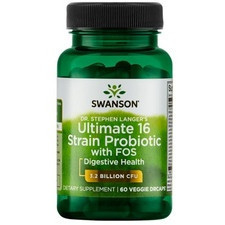 16 Probiotice + FOS 60cps Swanson foto