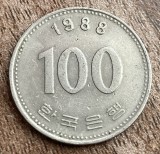 C50 - Moneda foarte veche - Coreea de Sud - 100 won - 1988