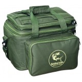 Geanta Pescuit Baracuda B48, 37x33x30cm, Verde-Kaki, Accesorii, Compartimente Multiple, Nylon 600D, Fund Impermeabil