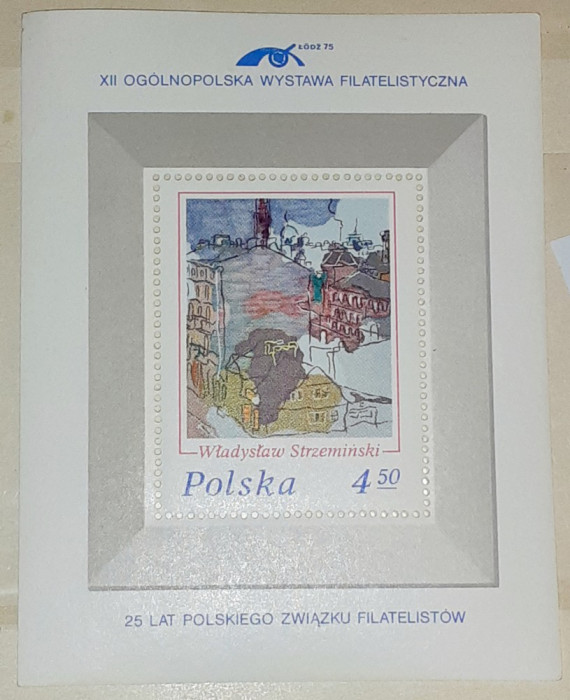 Polonia 1975, Pictura colita MNH