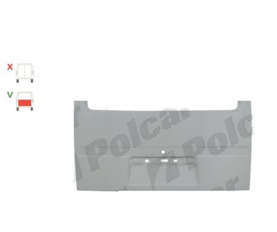 Segment reparatie haion spate Ford Transit (Ve6), 10.1985-01.1991; Transit (Ve64), 01.1991-09.1994; Transit (Ve83), 06.1994-07.2000, montare spate, g foto