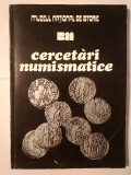Florian Georgescu; Octavian Iliescu; Constanța Știrbu - Cercetări numismatice IV (1982)