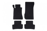 Mochete din covor cu doua straturi, potrivite pentru Mercedes C class W203 Sportcoupe 2002-2011, din tesatura Rex, set de 4 piese, negru Performance A