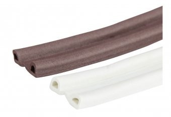 Garnitura autoadeziva Epdm 1010 Profil P 2x50 m ,culoare maro