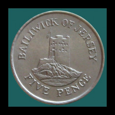 JERSEY KM#56.2 - 5 Pence 1993 - ?18mm - 3.2g foto