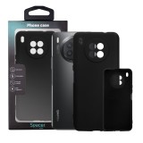 Husa Huawei telefon Nova 8i, negru, tip back cover, material flexibil silicon + interior cu microfibra, &quot;SPPC-HU-N8i-SLK&quot;, Spacer