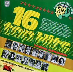16 Top Hits Marz - April 1981 disc vinil compilatie COMANDA MINIMA 100 lei foto