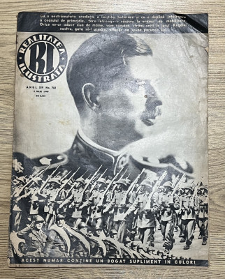 Realitatea Ilustrata 2 Iulie 1940 - Regele Carol Ordin Mobilizare Armata Romana foto