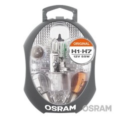 Set Becuri Auto De Rezerva 12V H1 H7 Osram