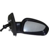 Oglinda exterioara Chevrolet Aveo (T200), 01.2003-03.2006, Daewoo Kalos (Klas/T200), 01.2003-2006, Stanga, Crom, electrica, carcasa prevopsita, grund