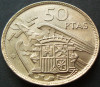 Moneda 50 PESETAS - SPANIA, anul 1959 (1957) *cod 985 = A.UNC, Europa