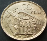 Moneda 50 PESETAS - SPANIA, anul 1959 (1957) *cod 985 = A.UNC, Europa