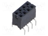 Conector şiruri pini soclu tată 8 PIN THT SAMTEC