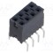 Conector şiruri pini soclu tată 8 PIN THT SAMTEC