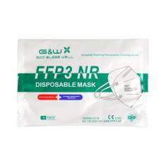 Masca FFP3, Filtrare BFE ≥98%, Mastile sunt Conforme cu CE, Ambalata individual, 5 straturi