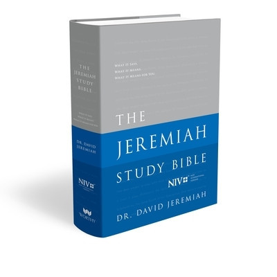 The Jeremiah Study Bible, NIV: Jacketed Hardcover: What It Says. What It Means. What It Means for You. foto