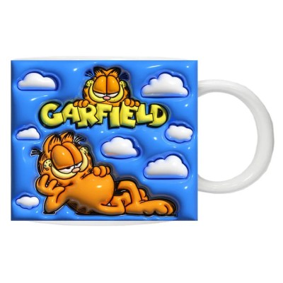 Cana alba personalizata &amp;quot;Garfield &amp;quot;, INOVATIX&amp;reg;️. 330ml foto