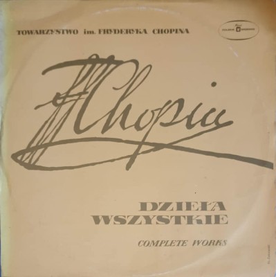 Disc vinil, LP. Polonezy. Polonaises Vol.1 - Dziela Wszystkie (Complete Works)-FRYDERYK CHOPIN-252322 foto