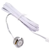 Intrerupator tactil LED, CACM-F02, banda led, reglare luminozitate, 12V-24V, 60W, Dupont, argintiu