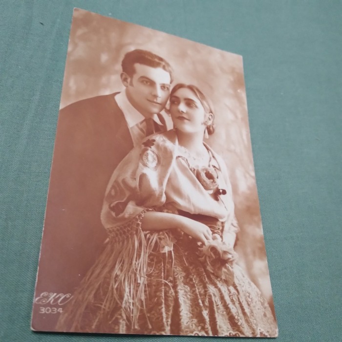 CARTE POSTALA FELICITARE INTERBELICA NECIRCULATA