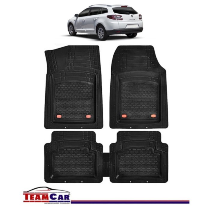 Covorașe Auto TeamCar&reg; Tip Tăviță Compatibile Renault Megane III (2008&ndash;2016) - Combi
