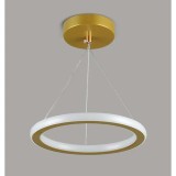 Cumpara ieftin Lustra LED 27W, D22cm, Gold, lumina rece/calda/neutra