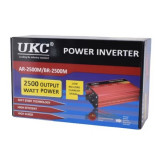 Cumpara ieftin Invertor auto UKC 2500W, 12V-220V cu 2 cabluri incluse, Dactylion