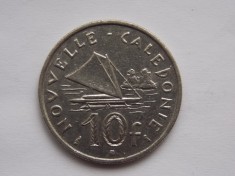 10 FRANCS 1967 NOUA CALEDONIE foto
