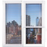 Jaluzele Pvc / Rulou Pvc Venețian 120X180 Cm &ndash; Alb Pentru Interior, Compoziție Pvc
