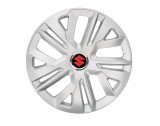 Cumpara ieftin Set 4 capace roti 16`` Raven Gri, Compatibile cu Suzuki