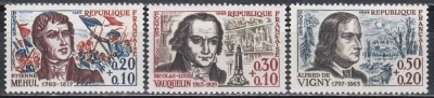 Franta 1963 - Bărbați celebri, MNH foto
