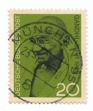 Germania - Centenarul nasterii lui Mahatma Gandhi, 1969, obliterat