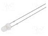 Dioda LED, 3mm, alb rece, 1120...1560mcd, 10...15mA, 12V, OPTOSUPPLY - OSW5DK3132A-12V